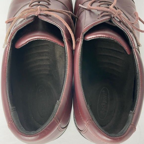 Rockport Men’s Leather Burgundy Cap Toe Oxford size 10M - Picture 7 of 8
